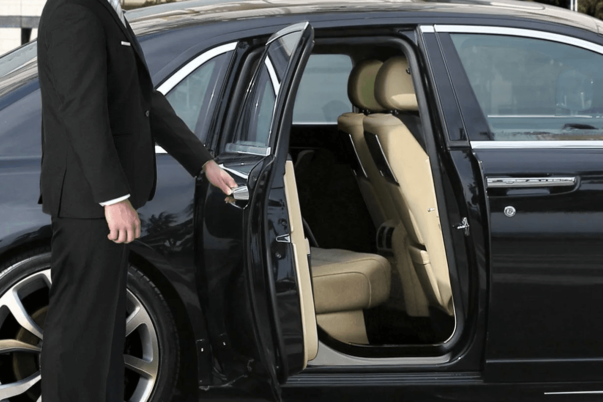 Professional chauffeur providing Palos Heights Limo Service