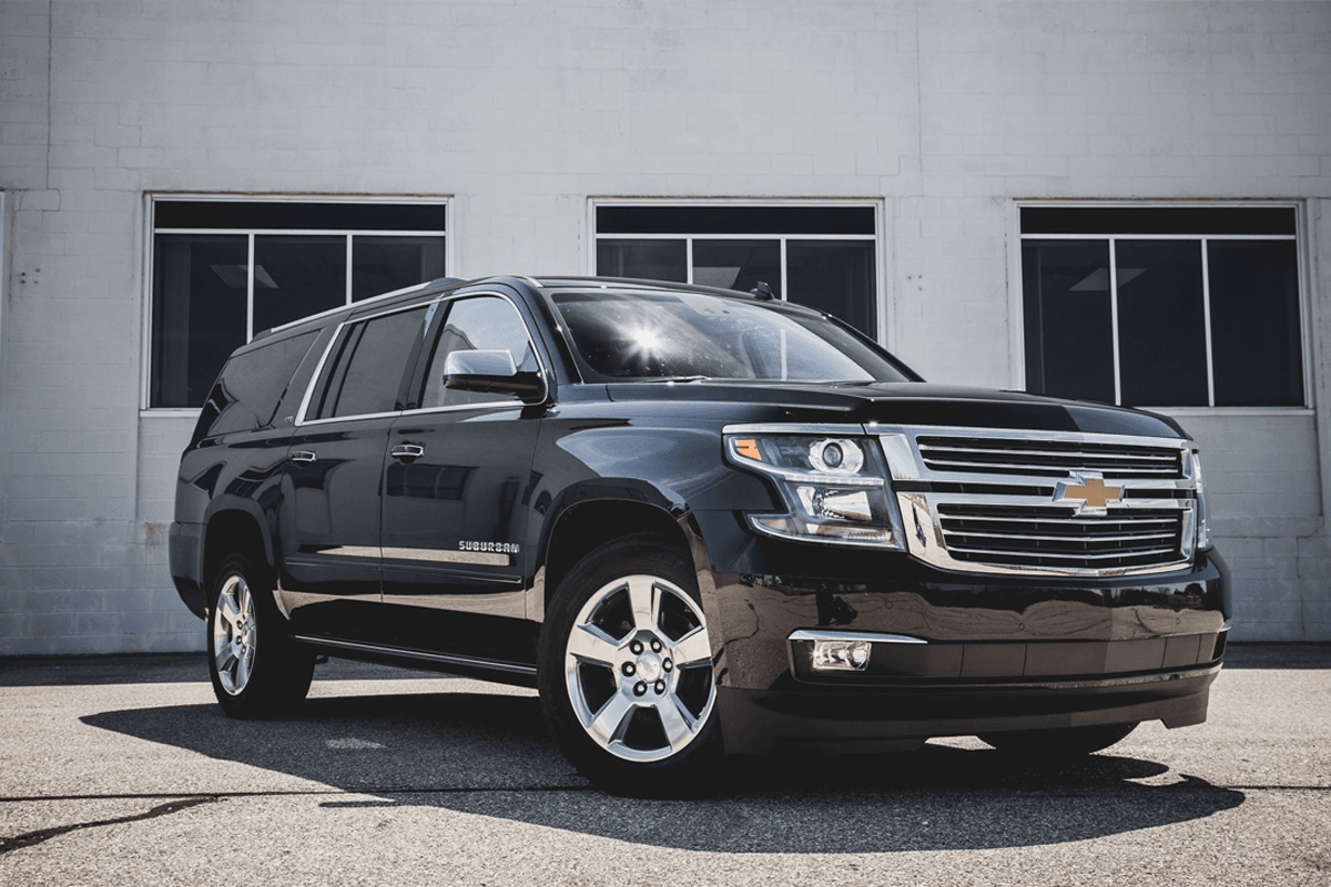Homer Glen Limo Service executive SUV en route to O'Hare International Airport